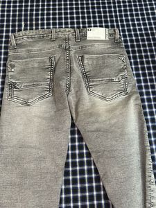 Gray Denim Jeans