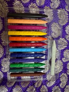DOMS Groove Plastic Crayons - 12 Shades