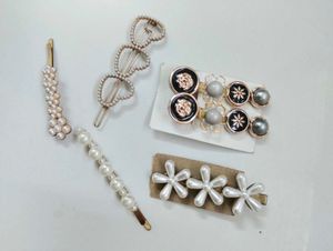 Pearl Hair Clips Set
