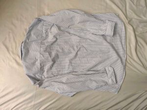 Men's Striped Button-Down Shirt