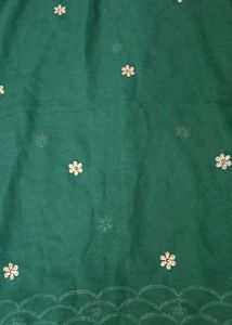 green with golden embroidery dupatta