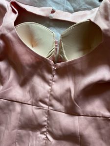 Elegant Pink Corset Mini Dress