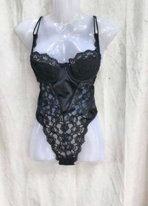 I. Black Lace Bodysuit