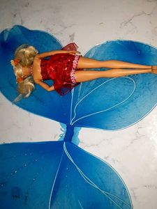 Fairy Barbie Doll with Blue Wings pack of 2