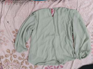 Sequin Embellished Georgette Top