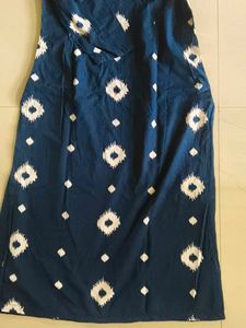 Stylish Blue Printed Kurta