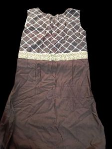 Stylish Brown Printed Kurta