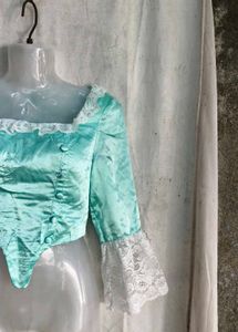 Elegant Lace Trim Corset Top
