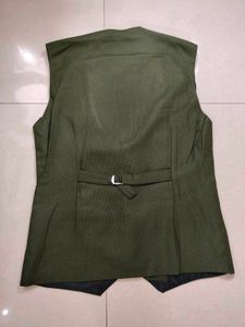 Olive Green 3-Piece Suit with shirt &amp; tie