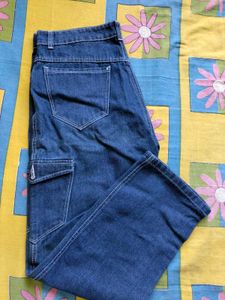 Dark Blue Denim Jeans