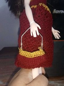 Brand New Beach ⛱️ Barbie Wearing Maroon Crochet