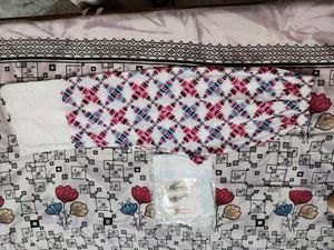 Pure Cotton Palazzos with Lace Border