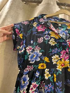 Floral Print Midi Dress