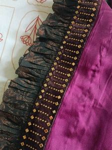 Beautiful Deep Pink Saree