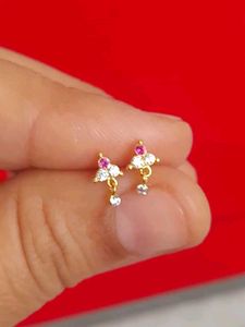 Charming Stud Earrings with Cubic Zirconia