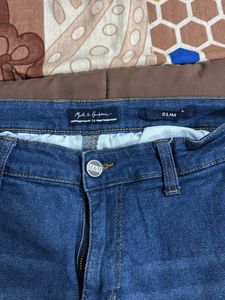 Mast &amp; Harbour Slim Fit Cargo Jeans – Size