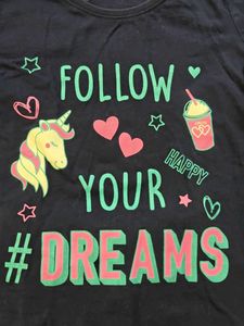 Cute Unicorn "Follow Your Dreams" Pajama Set