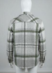 H&amp;M Plaid Shirt Jacket