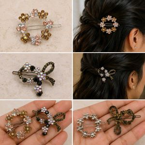 Sparkling Rhinestone Hair Clips