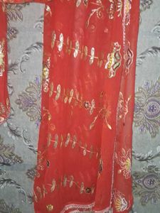 Elegant Red Dupatta🆕❤️