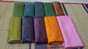 60 Multi-Color Silk Fabric blouse pieces &amp; s
