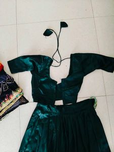 Elegant Green Lehenga Choli Set