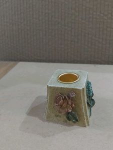 Vintage Cube shaped Decorative Candle Holder