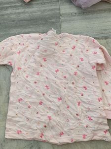 Cute Pink Pajama Top