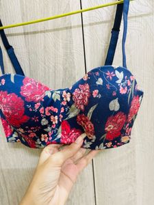 Enamore Floral Print Bra