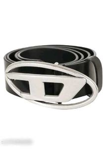 Y2k Diesel Black Leather Belt