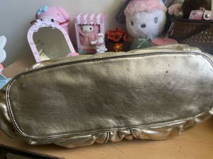 Chic Metallic Gold Hobo Bag
