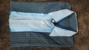 Black Shirt With Centre Line
