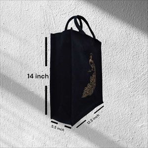 Beautiful Black Canvas Bag Combo For Gifting