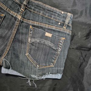low waist y2k mini denim shorts