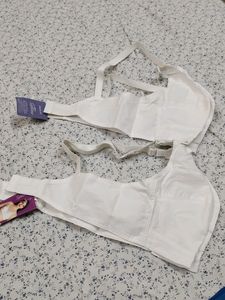 2 Cotton Bras (Size 38B)