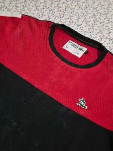 Lacoste Sport T-Shirt - Red &amp; Black ❤️