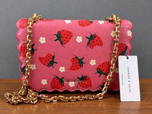 Authentic Charles &amp; Keith Strawberry Chain Bag