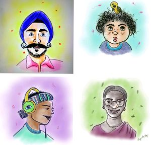 For Customised painting/potrait/cover