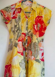 Flowy Floral Print Top