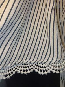 Striped Button-Up Shirt