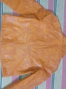 Stylish Faux Leather Biker Jacket