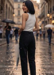 Black Joggers with Drawstring