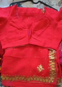 Sindoori Red Saree