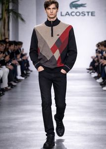 Lacoste 🐊Geometric Sweater.