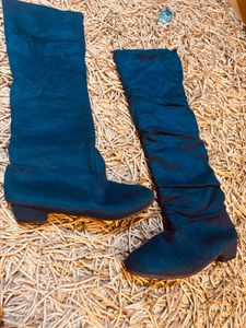 Long Knee length Navy Color Boot
