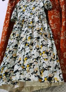 Beautiful Floral Print Maxi Dress