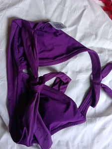 Purple Bikini Top