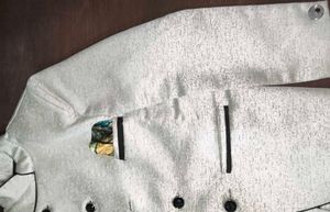 Boys Cream Indo Western Blazer | 8-11 years