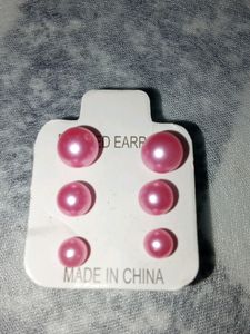 Combo Of 3 Pair Earings