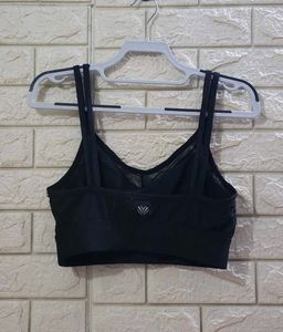 Forever 21 Black Sports Bra, Size M